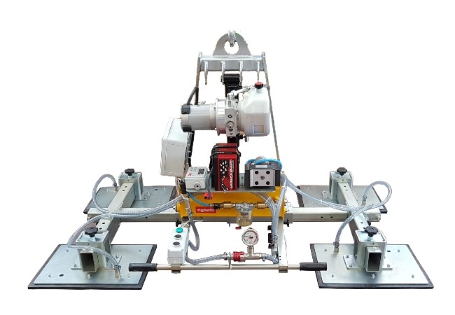 Stone, marble and granite Vacuum Lifter powered by batteries system O4B